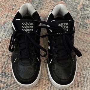 Adidas Midcity Low Black and White Sneakers Size 6.5